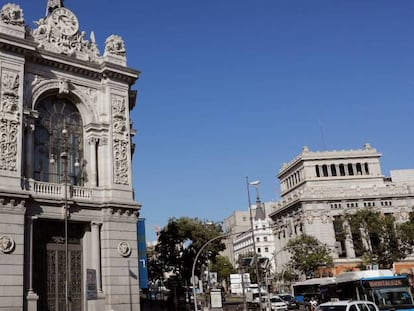 Fachada del Banco de España.