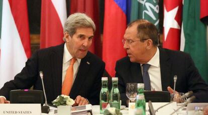 Kerry charla con Lavrov, este s&aacute;bado en Viena.