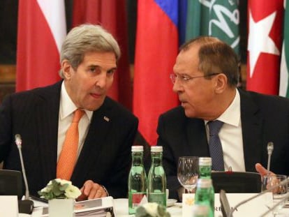 Kerry charla con Lavrov, este s&aacute;bado en Viena.