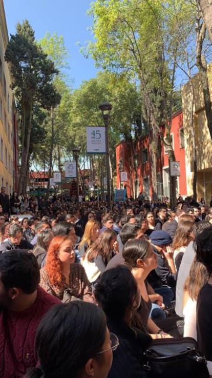 Protesta en el ITAM.