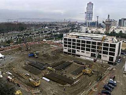 Obras en la Barceloneta