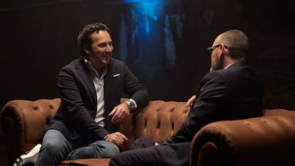 Iker Jiménez and Risto Mejide, in 'Traveling with Chester', in an image provided by Mediaset.