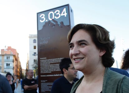 Barcelona's mayor, Ada Colau.