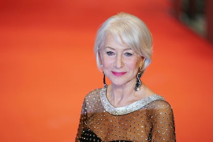 Helen Mirren a su llegada al Festival de Berlín el pasado 27 de febrero.