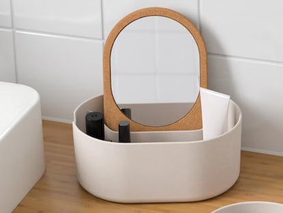 Elige entre una variedad de accesorios para el baño con diseño Ikea.