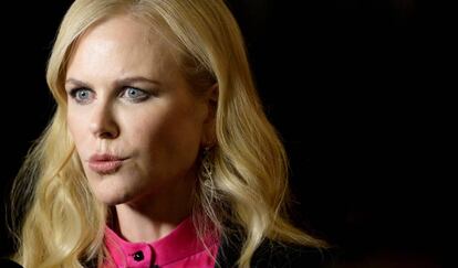 La actriz Nicole Kidman, el pasado domingo en Londres.