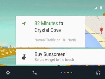 Así será el diseño de Android Auto, el nuevo sistema de Google para coches