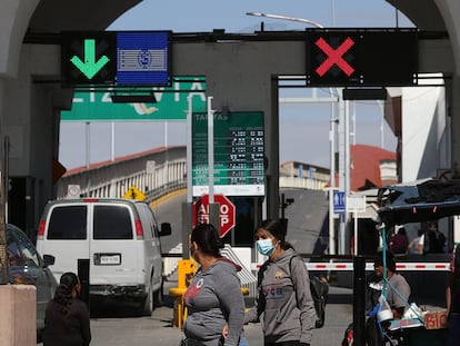 El puente internacional de Ciudad Juárez, en el Estado de Chihuahua.