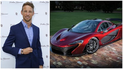 Jenson Button no solo es uno de los mejores pilotos del mundo y excampón de la Formula 1, también es un gran coleccionista de coches. En su exclusiva flota tiene: McLaren P1, MP4-12C; Mercedes C63 AMG; Ferrari F430 Spider, 550 Maranello, Ferrari 360, Ferrari 275 GTS Cabriolet y Ferrari 355. Entre sus preferidos está el Brawn BGP 001 o un Volkswagen Campervan de 1956. Y por supuesto también es propietario de un Bagatti.