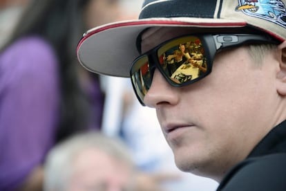 Raikkonen, fen el circuito indio de Buddh.