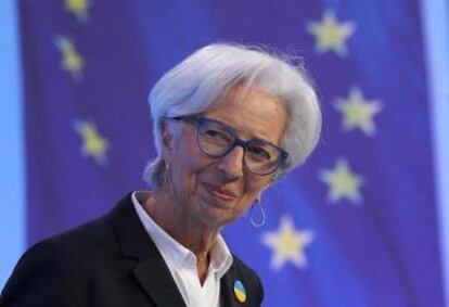 Christine Lagarde, presidenta del BCE.