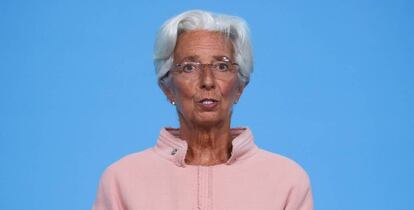 Christine Lagarde, presidenta del BCE. 