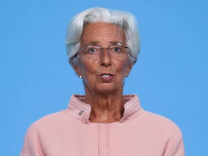 Christine Lagarde, presidenta del BCE. 