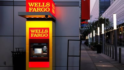 Cajero automático del banco Wells Fargo