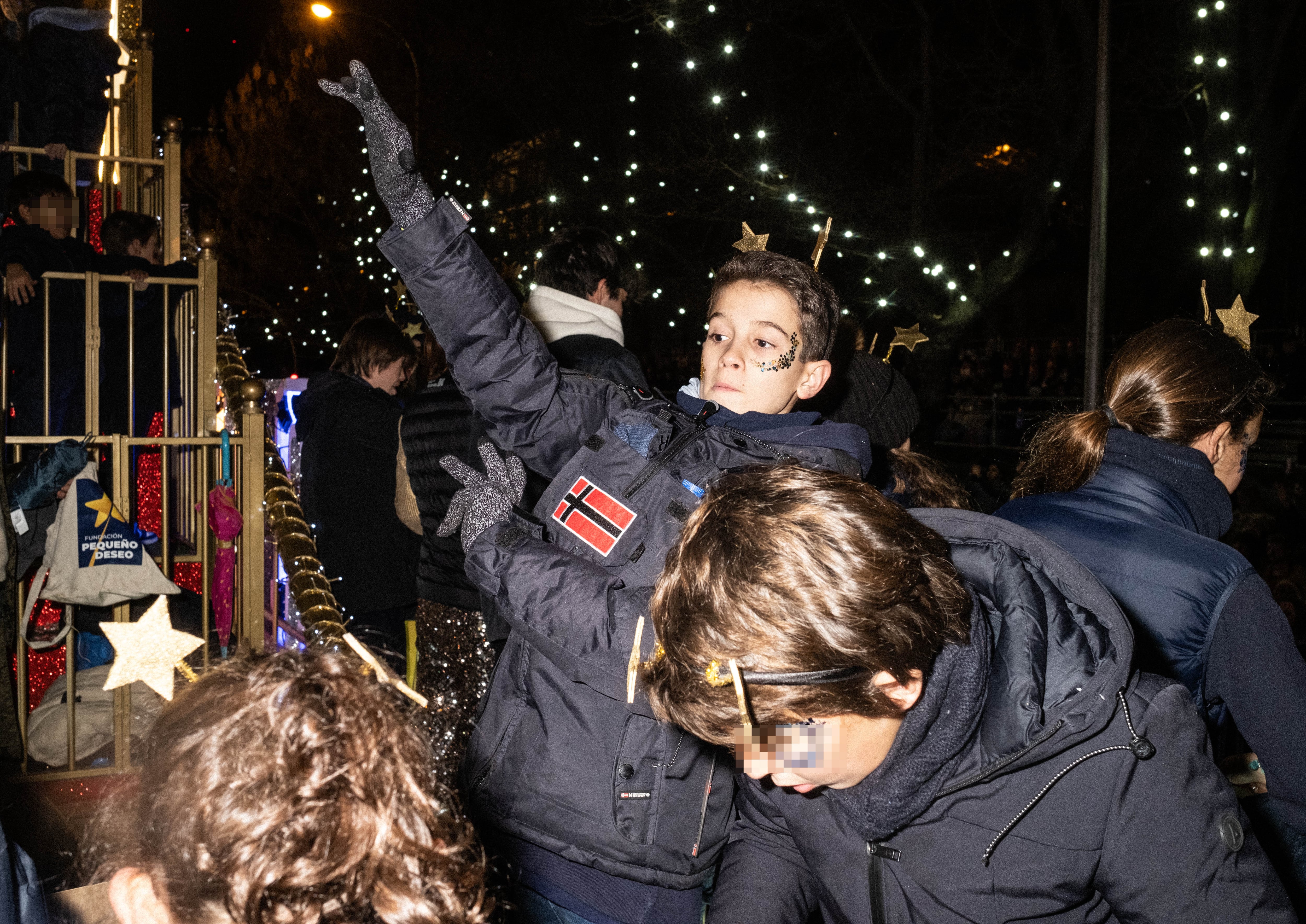 La noche que Helios, un niño con leucemia, hizo de Rey Mago en la Cabalgata de Madrid