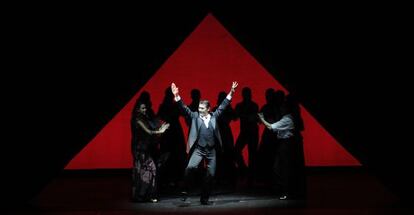 Ensayo del 'Amor Brujo' en el Palau de les Arts de Valencia.