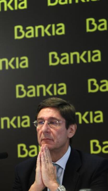 El presidente de Bankia, José Ignacio Goirigolzarri.