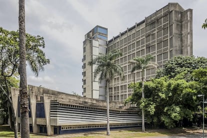 El edificio de la facultad de Arquitectura fotografiado en 2016. |