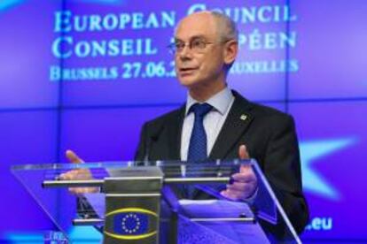 El presidente del Consejo Europeo, Herman Van Rompuy. EFE/Archivo