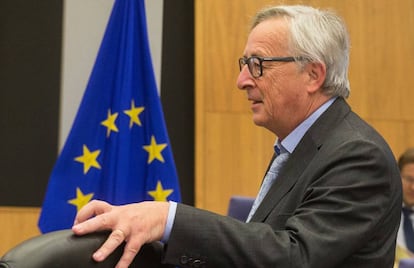 El presidente de la Comisión Europea, Jean Claude Juncker, este miércoles en Bruselas (Bélgica).