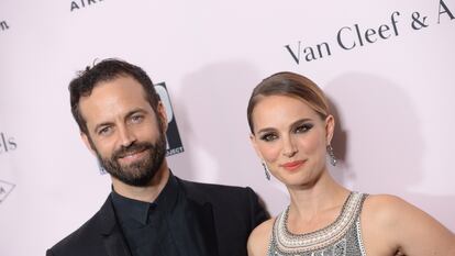 Benjamin Millepied y Natalie Portman, en la gala de recaudación de fondos de LA Dance Project en 2019.