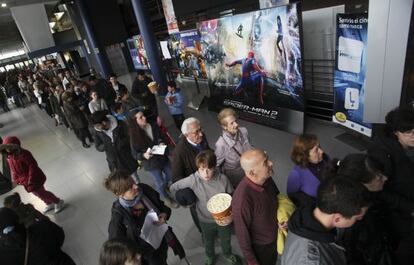 Los cines madrileños Cinesa, el pasado marzo durante la Fiesta del Cine.