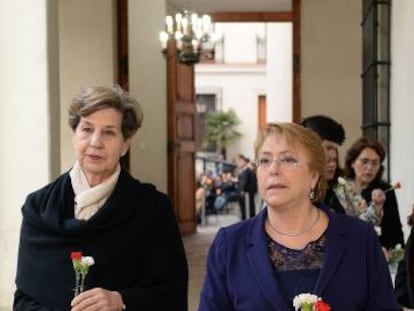 Isabel Allende e Michelle Bachelet.