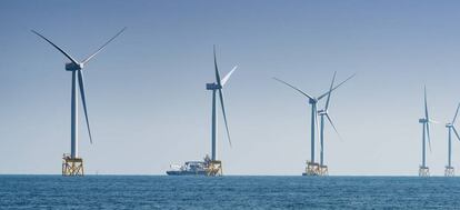 Parque eólico marino de Iberdrola East Anglia One, en Reino Unido. 