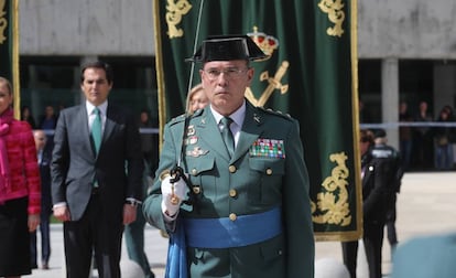 El coronel Diego Pérez de los Cobos, en su toma de posesión.