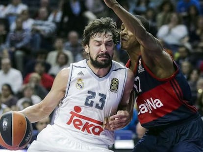 Llull en en &uacute;ltimo partido del Madrid en la Euroliga. 