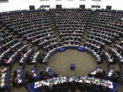 Fotografía de archivo de los miembros del Parlamento Europeo. EFE/Archivo