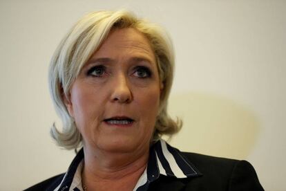 Marine Le Pen, candidata a la presidencia de Francia por el Frente Nacional.