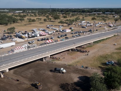 Migrantes haitianos en Texas Biden