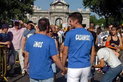 Manifestación del Día del Orgullo Gay el pasado día 2 en Madrid.