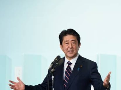 Shinzo Abe, primer ministro de Japón.