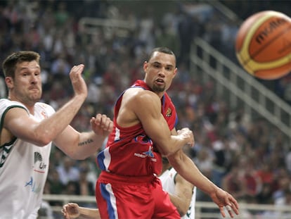 Trajan Langdon, en la final de la pasada Euroliga.