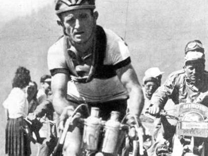 Robic, en el Tour de 1947,