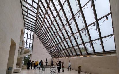 Interior del museo de arte moderno MUDAM.