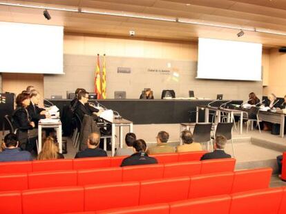 Sala on s'ha fet el judici per l'accident del Tibidabo.