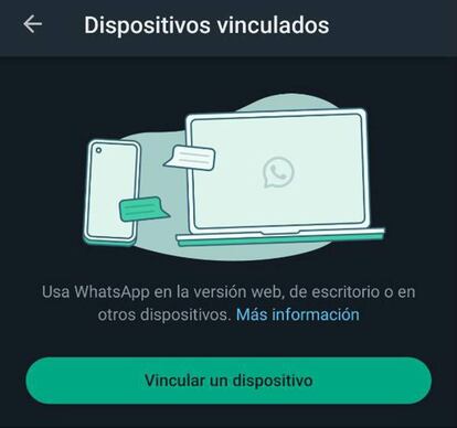 Dispositivos sincromnizados en WhatsApp