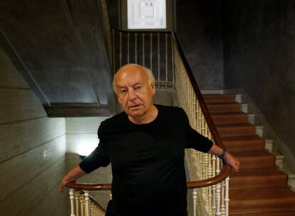 El autor uruguayo Eduardo Galeano, la semana pasada en Madrid.