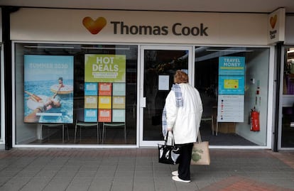 Agencia de Thomas Cook en Manchester, Reino Unido