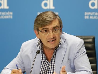 Javier Sendra, diputado de Medio Ambiente de Alicante.