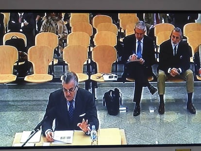 Luis Bárcenas durante el juicio del 'caso Gürtel'.