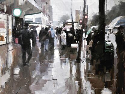 Pintura de James Hart Dyke, cuya obra se ha exhibido en las Mount Street Galleries de Londres.