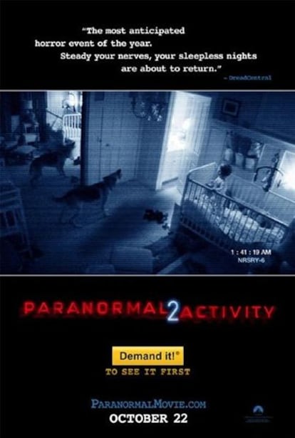 Cartel de Paranormal Activity 2