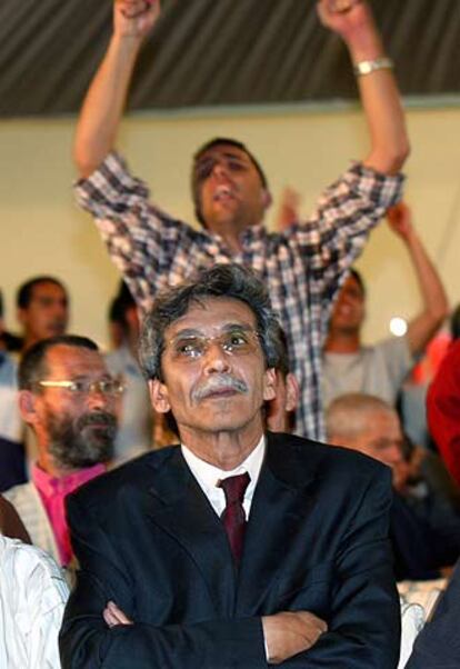 Driss Benzekri, durante un acto público en mayo de 2005.