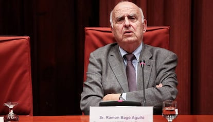Ramon Bagó, al Parlament, el 2013.