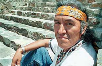 El poeta guatemalteco Humberto Ak'abal.