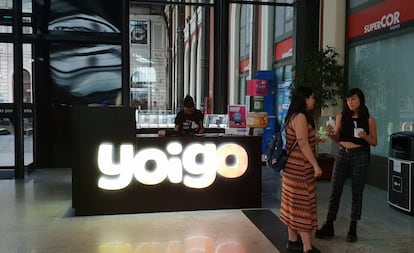 Una tienda de Yoigo en Madrid. 